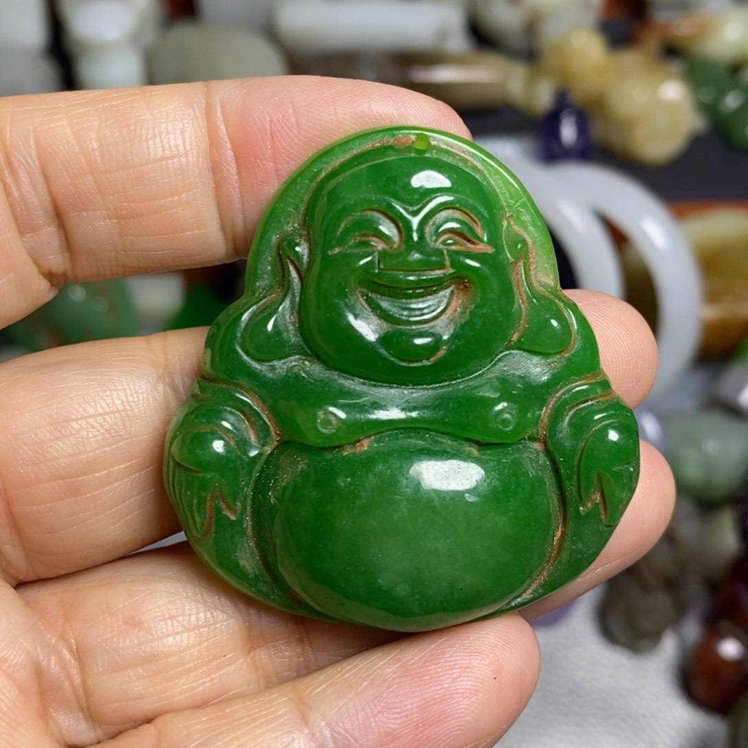 颈饰未镶嵌和田玉（糖玉）