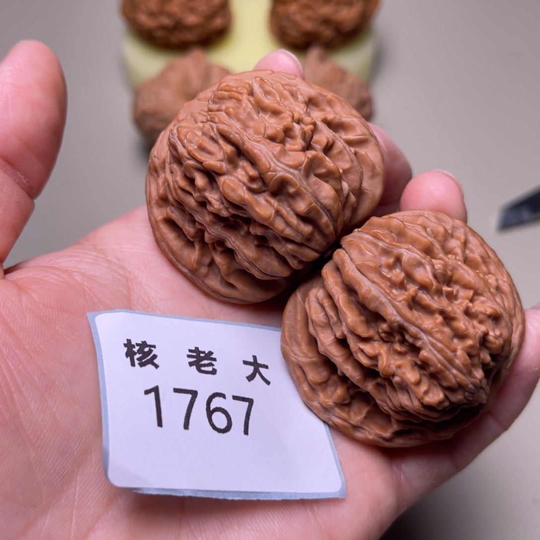 文玩核桃把件四座楼42 1767