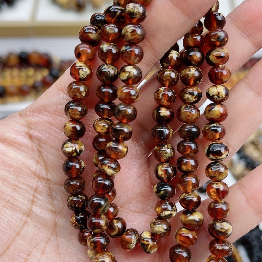 未镶嵌颈饰琥珀琥珀6