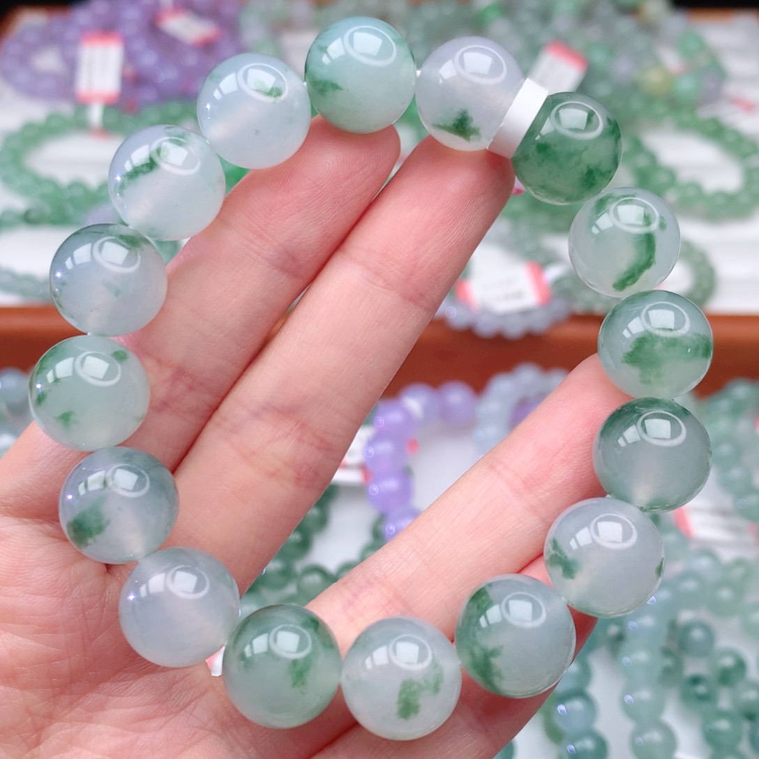 翡翠手链未镶嵌翡翠13mm