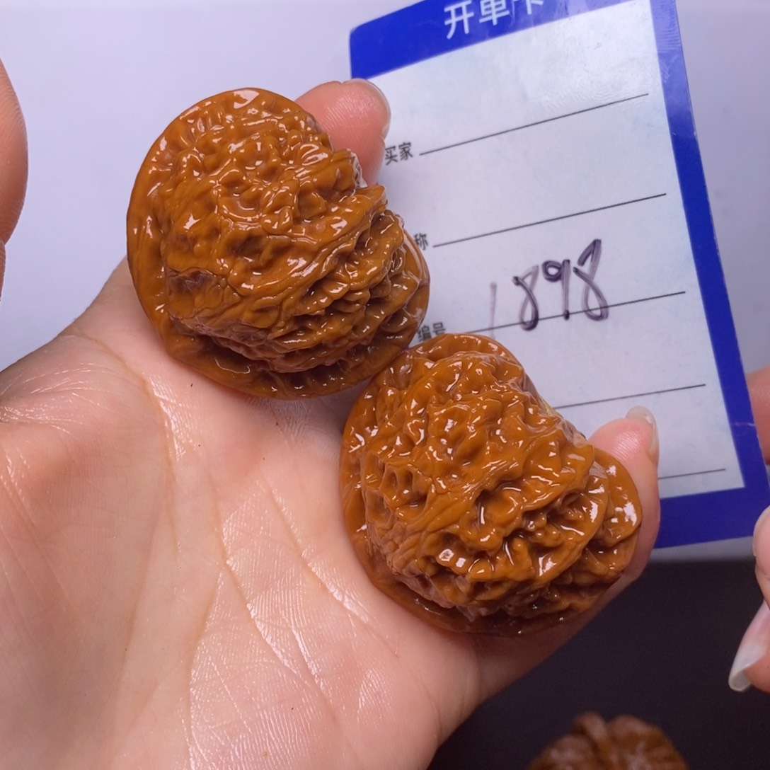 文玩核桃把件1898/42宫灯