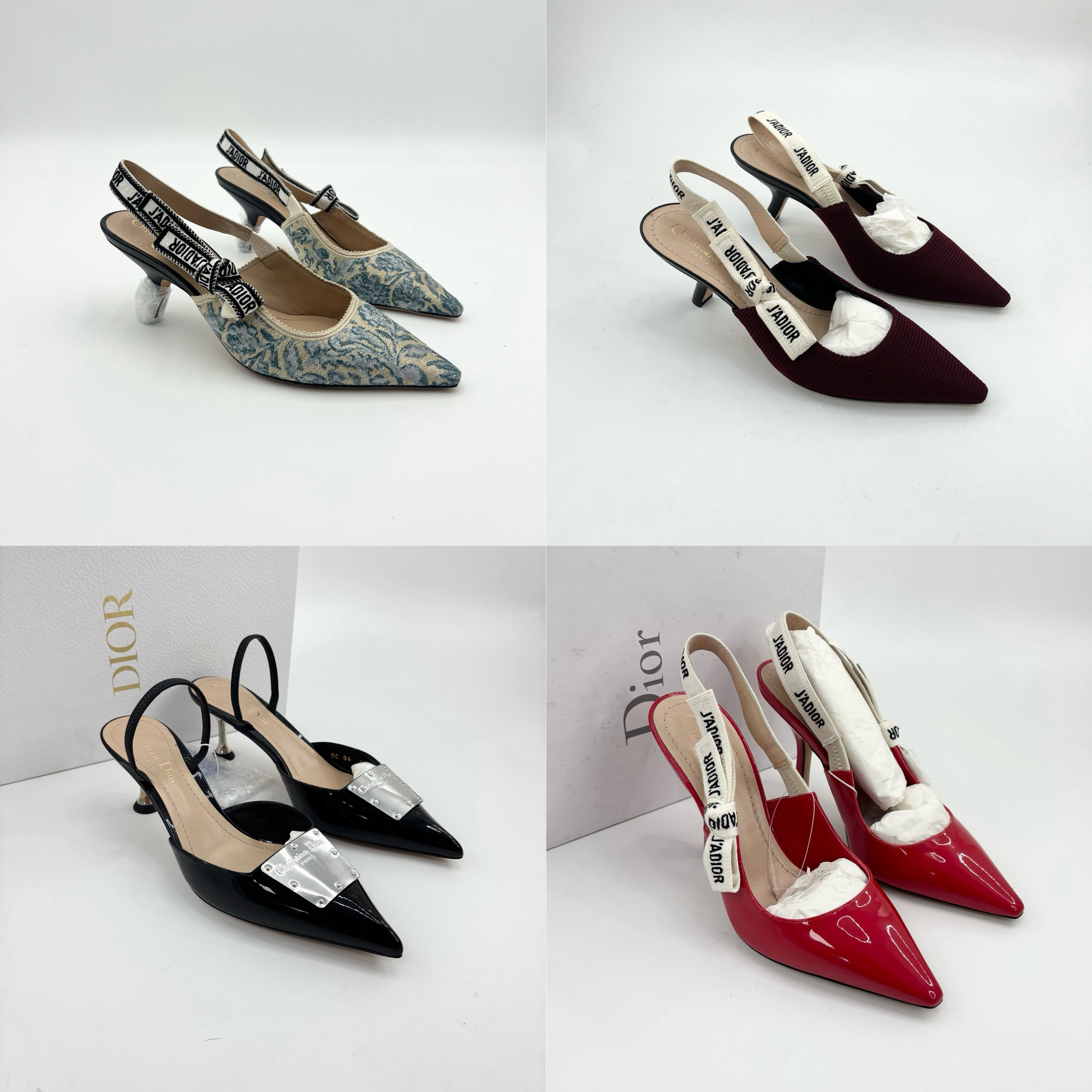 未使用 DIOR/迪奥 37码/37.5码/39码全新迪奥小猫跟合集