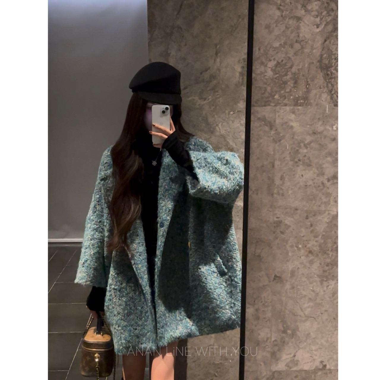 【格一专属】航邦祺【香奶奶】原创新款圆领小 香风老钱风BQW9711