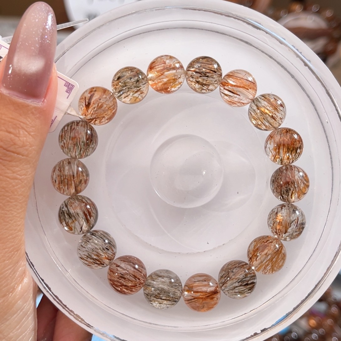 水晶手链未镶嵌黑金超10m