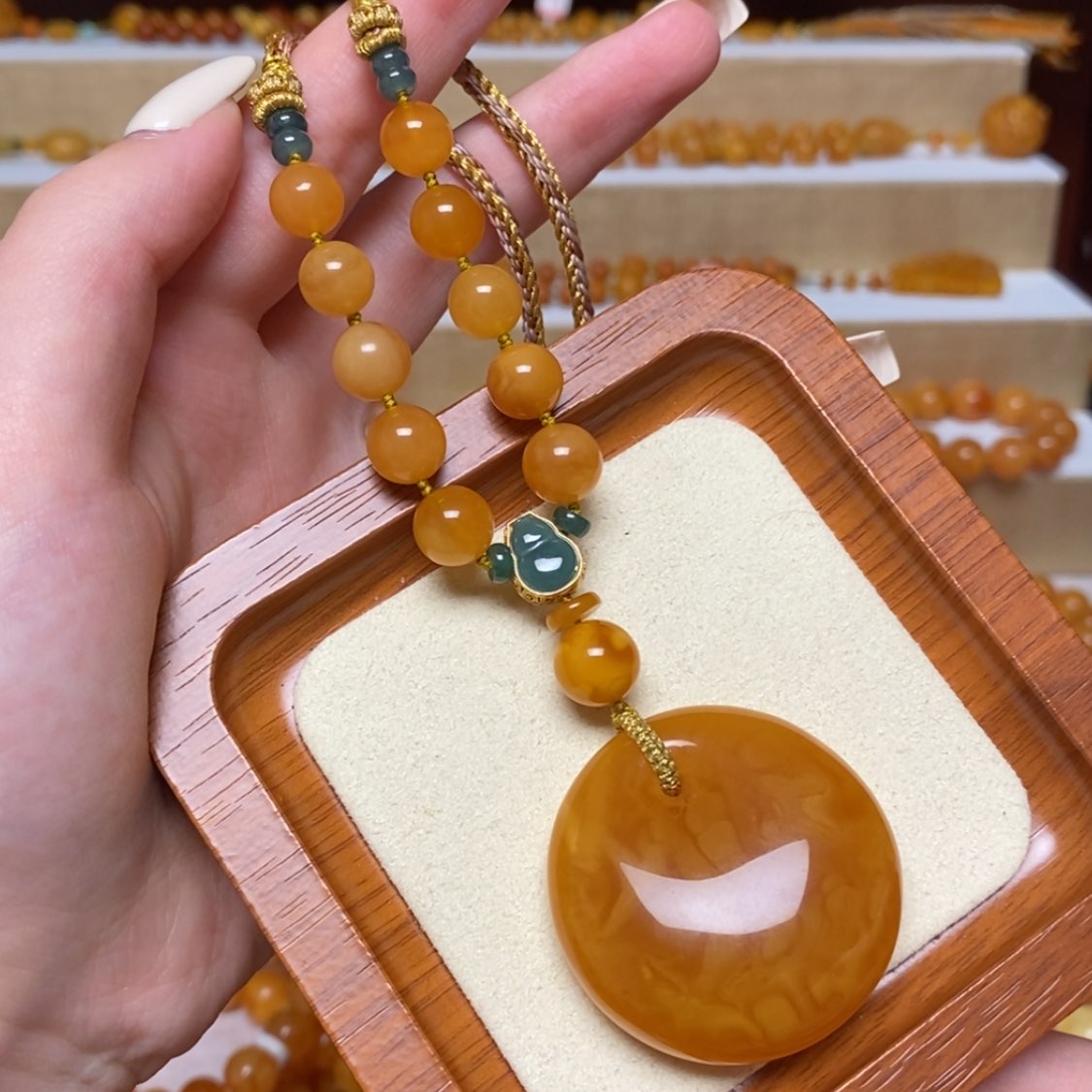 【闪购商品】未镶嵌颈饰蜜蜡项链