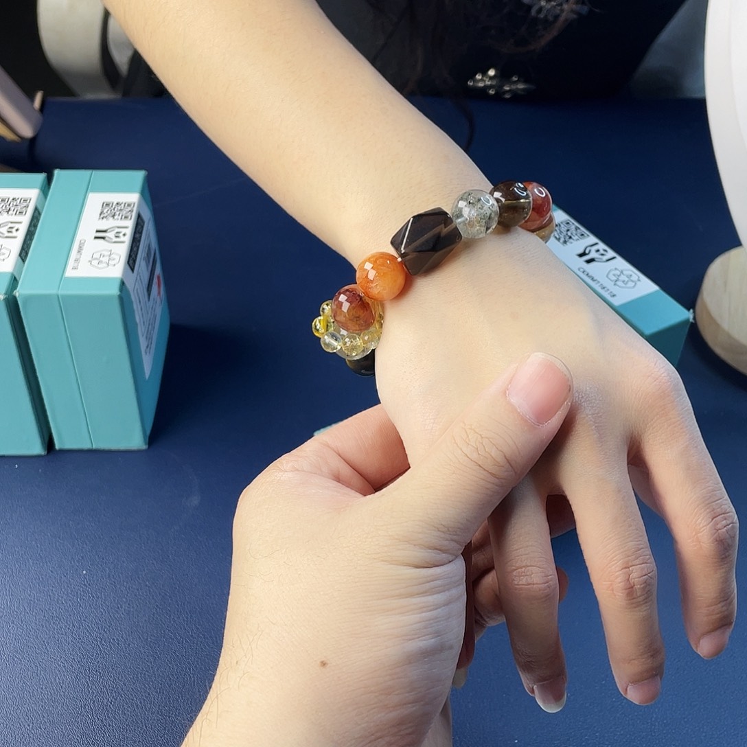 银S925镶嵌手链水晶