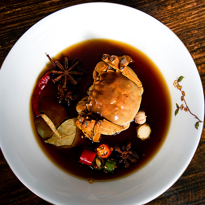 【活蟹现做】正宗花雕熟醉蟹4/8只（均重2.3两/只）新鲜当季全母蟹