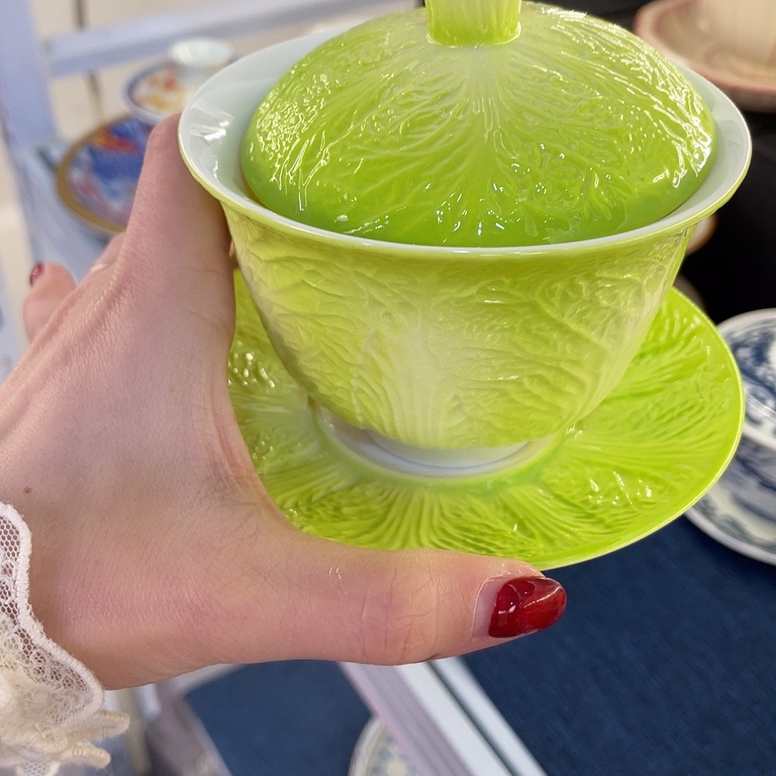 陶景德陶瓷盖碗茶具