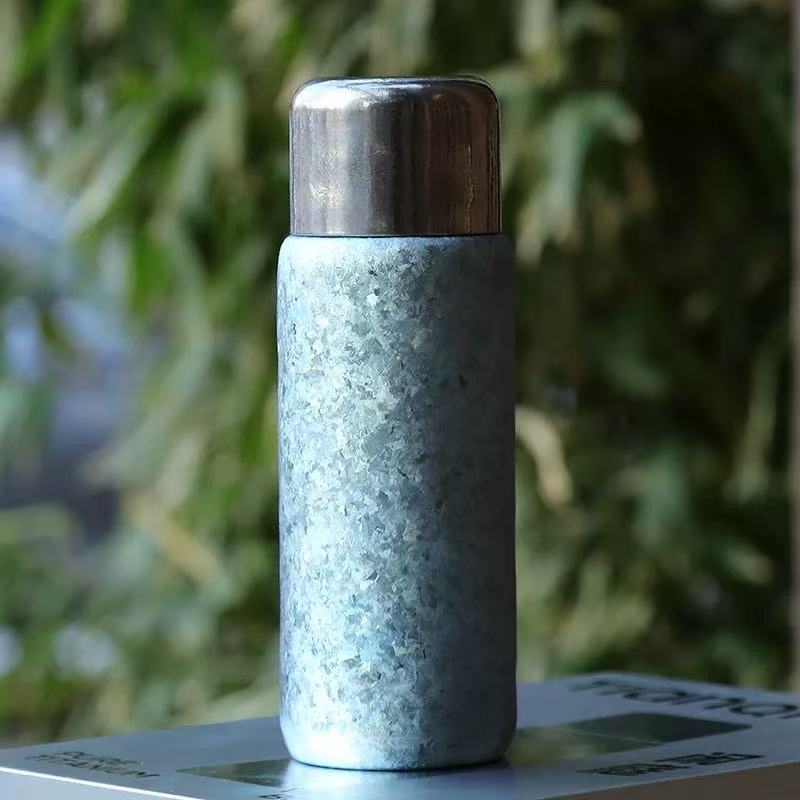 TIANQI/天沏天沏闲庭系列纯钛保温双盖磁吸杯