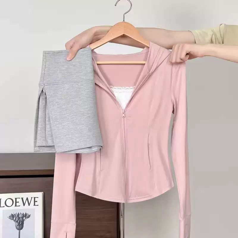 UPF50+修身型女UPF30+短款防晒服修身款防紫外线