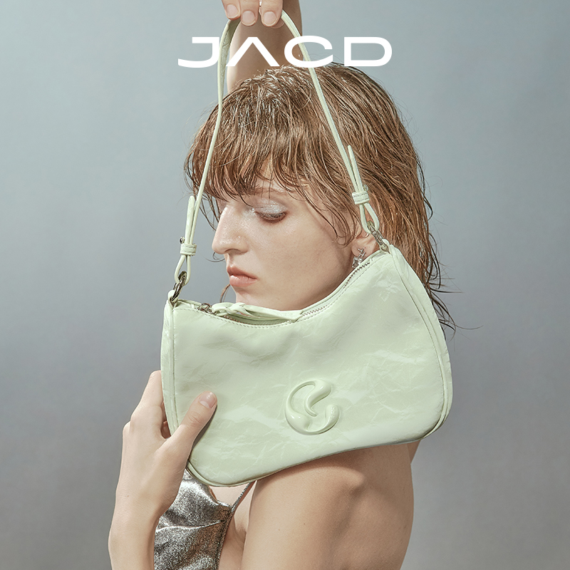 JACD 时髦好物女士废土包百搭斜挎包新款小众质感腋下包
