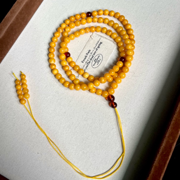 【大鱼甄选】蜜蜡佛珠链时尚JNN13多样性发其一男女同款礼物