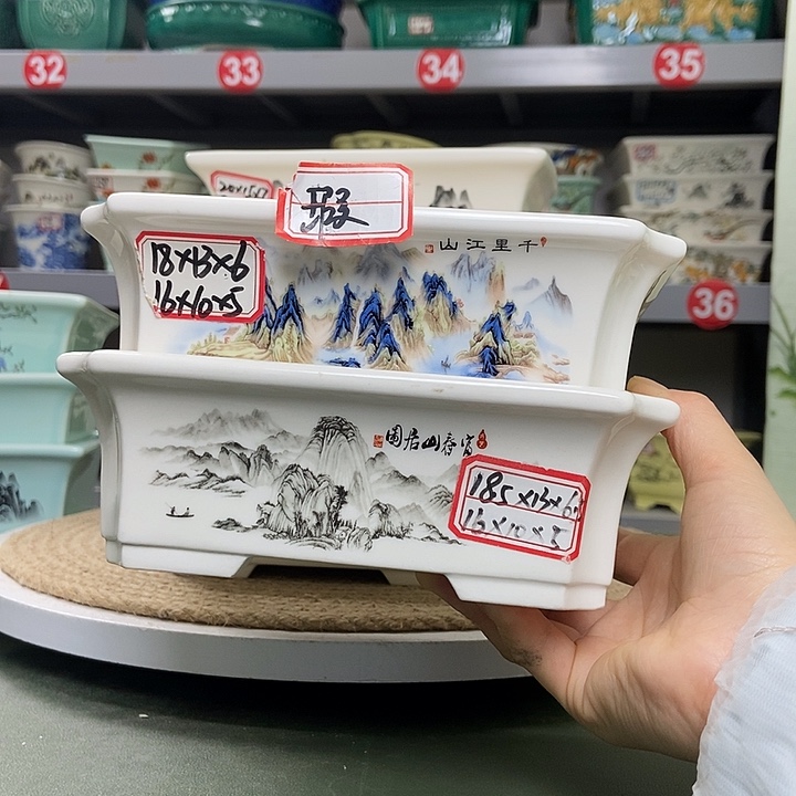 海***岸紫砂紫砂花盆1283