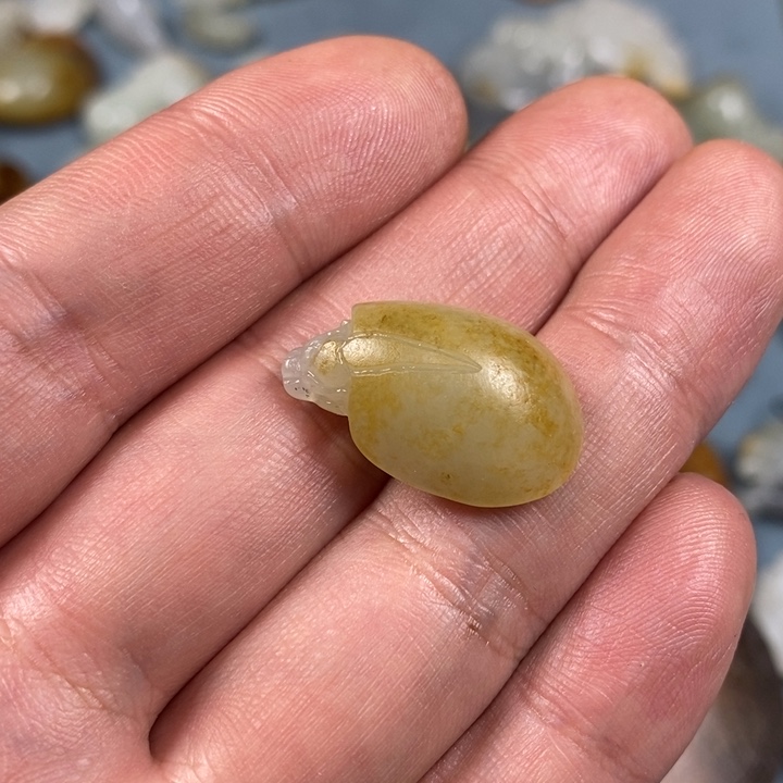 和田玉吊坠(不含链)未镶嵌