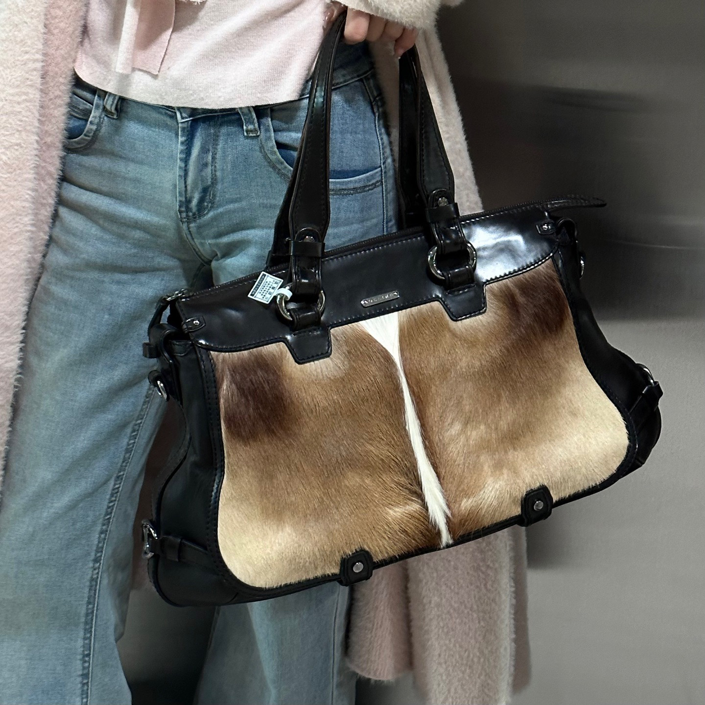 95新 Celine/思琳 celine 马毛单肩包K