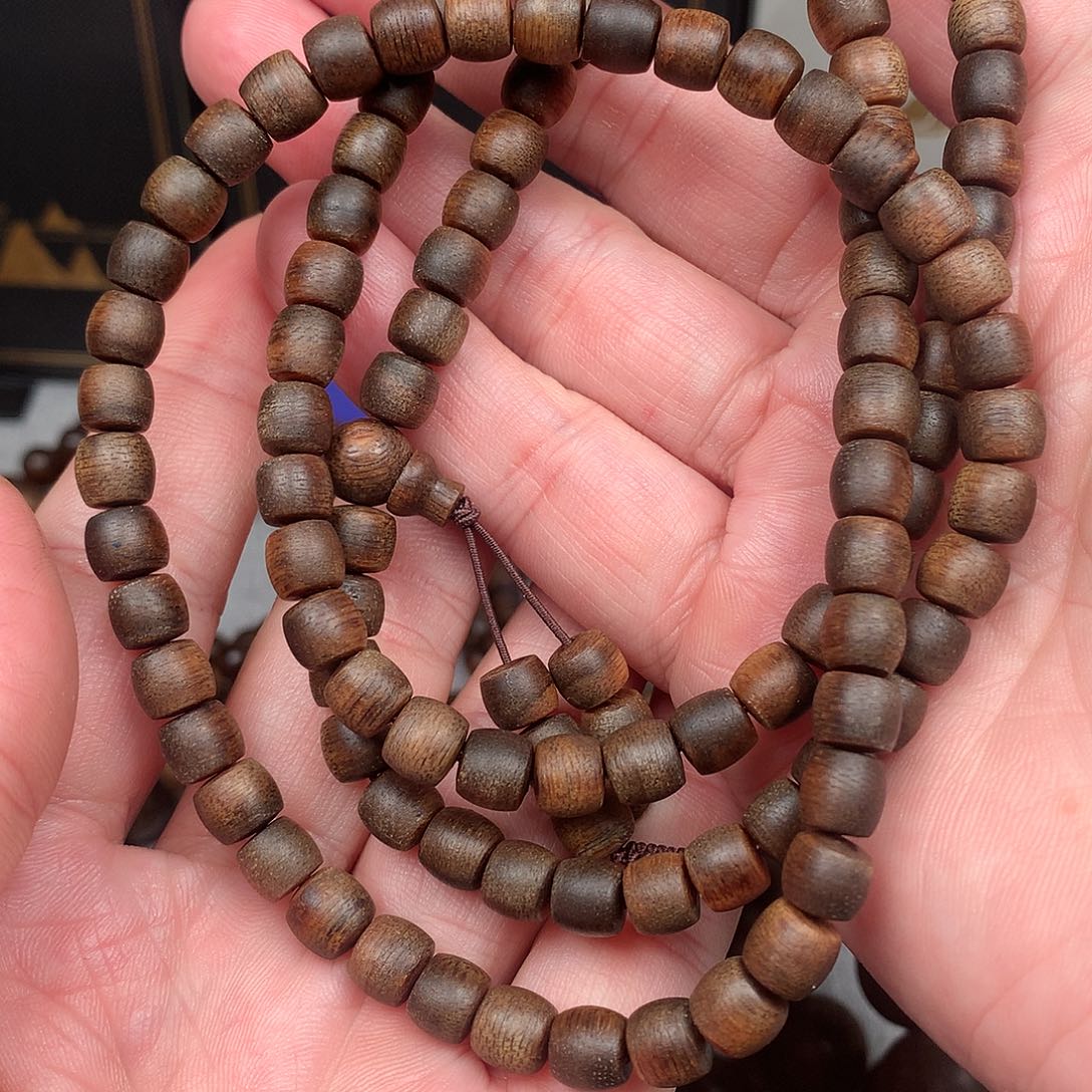 沉香手串静**雨越南芽庄白棋