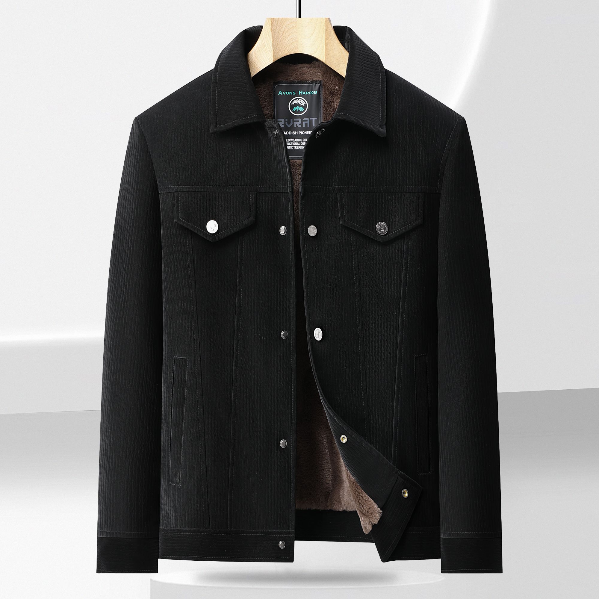 2025新款鹿皮植绒外套-333