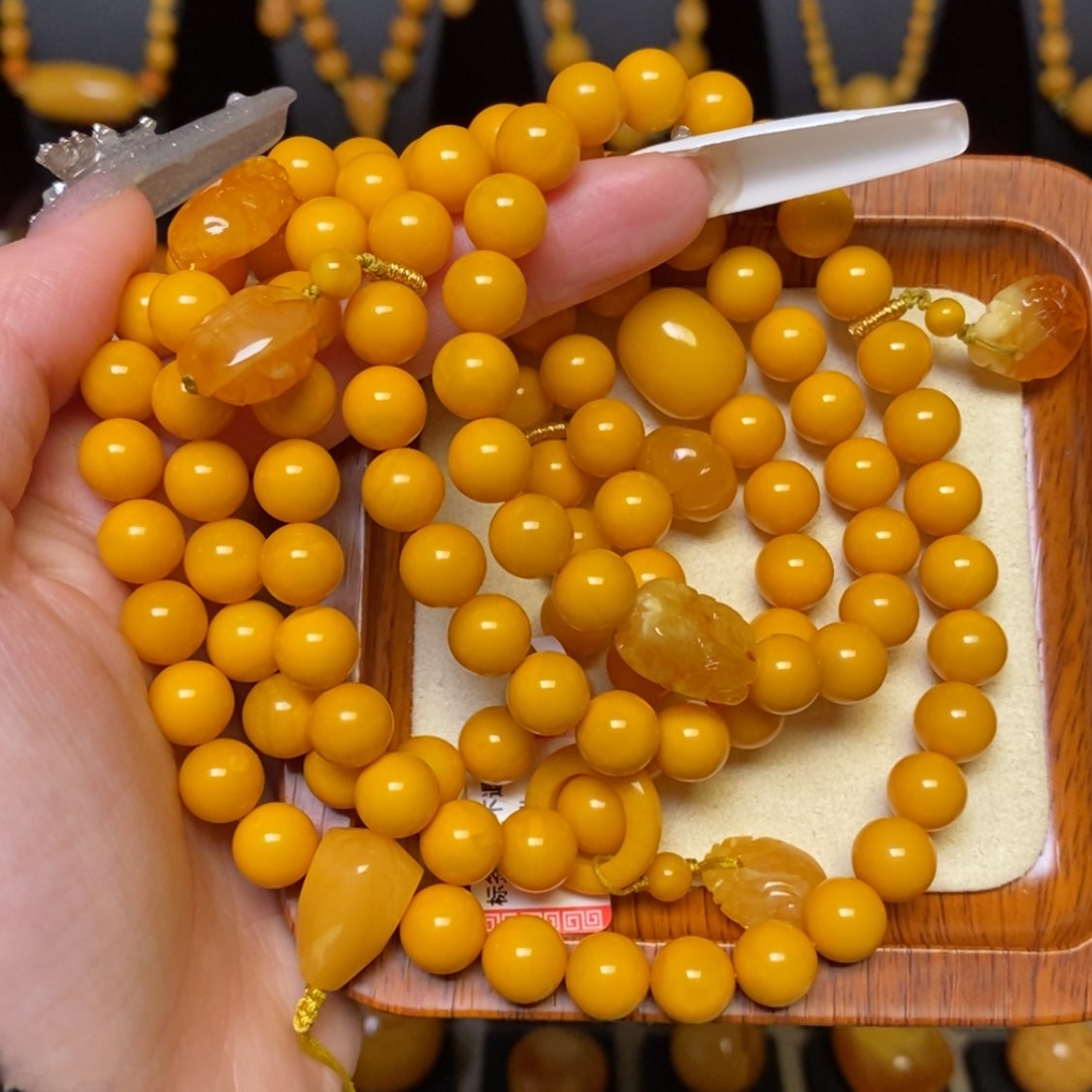 【闪购商品】蜜蜡手链未镶嵌手串