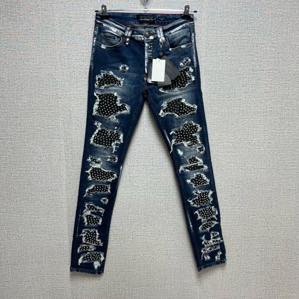 未使用 Philipp Plein pp男士休闲牛仔裤p9011
