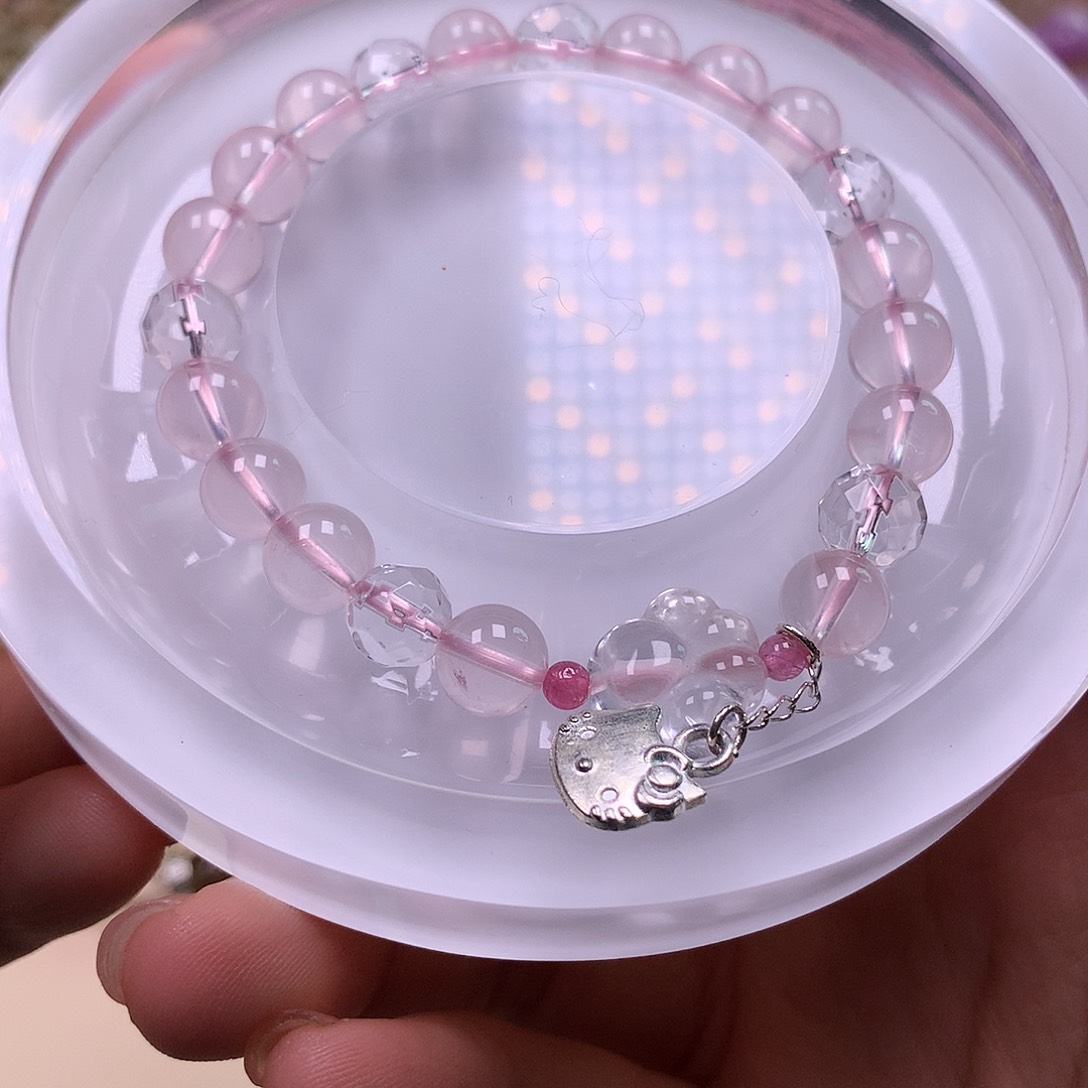 水晶手链未镶嵌天然