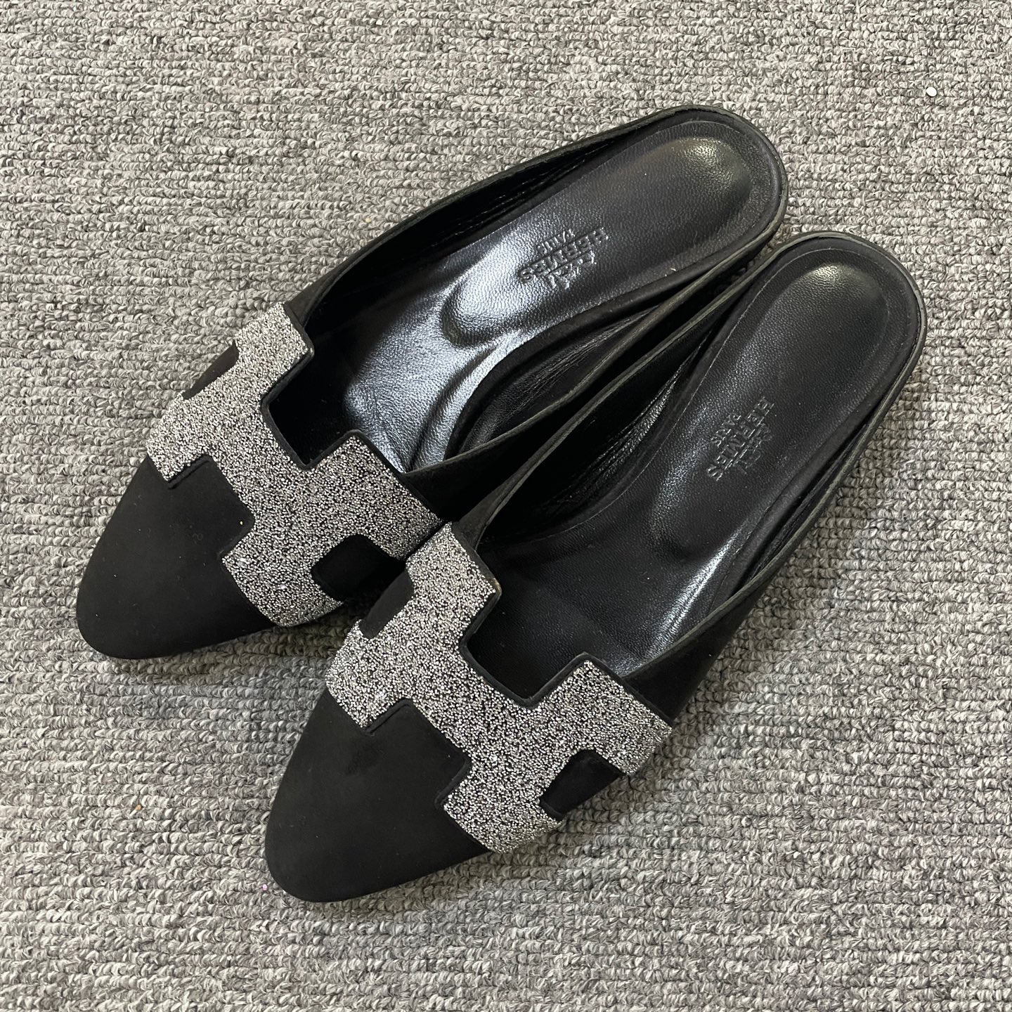 95新 Hermes/爱马仕 平底休闲单鞋37/0391   XXy