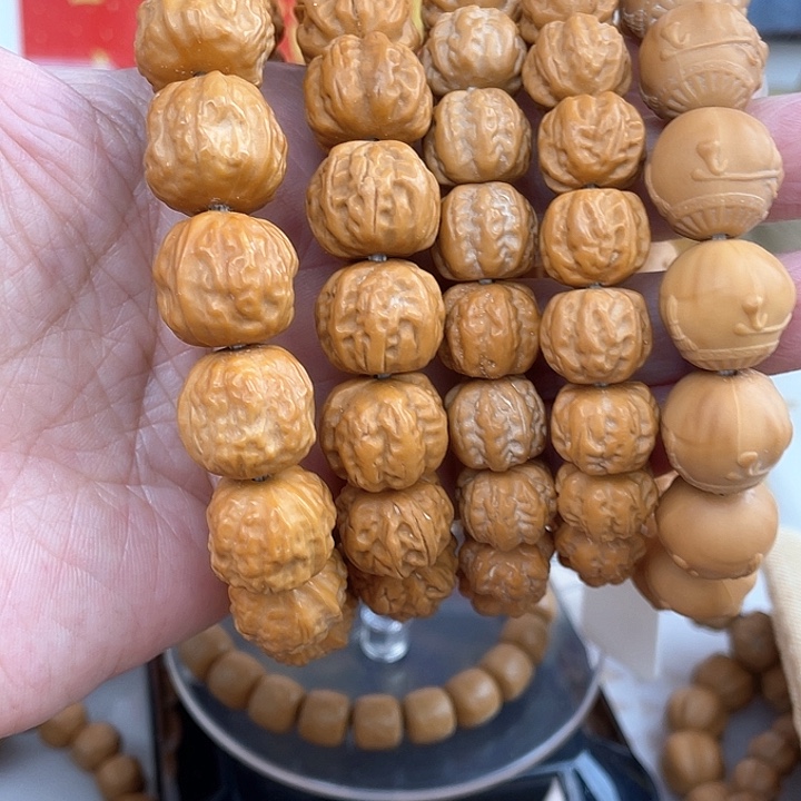 核桃手串/手链默认微微瑕疵，猴头手串