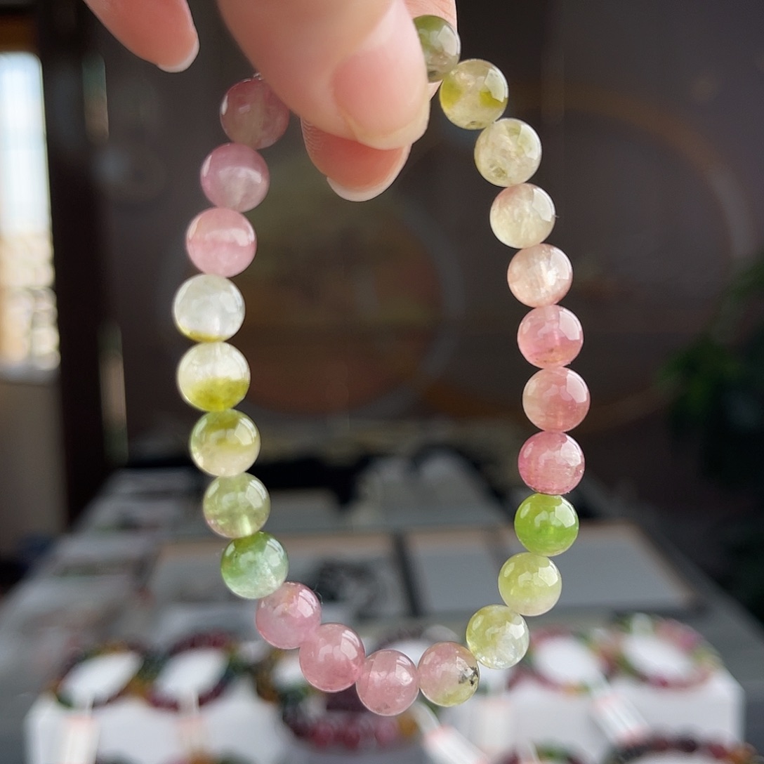 碧玺碧玺7mm未镶嵌