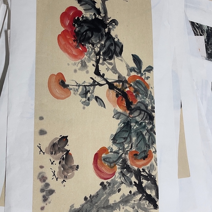 姜奇老师花鸟作品70×25
