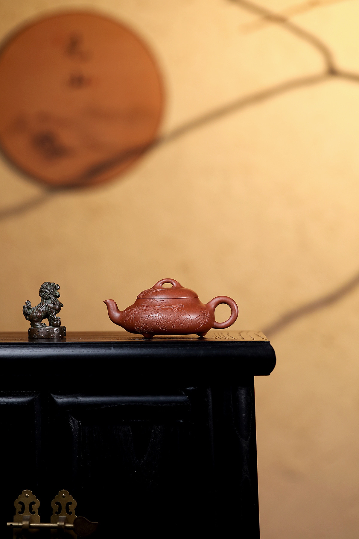 全手工汉棠石瓢紫砂壶