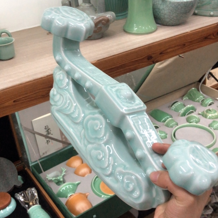 龙泉青瓷茶具微瑕83998