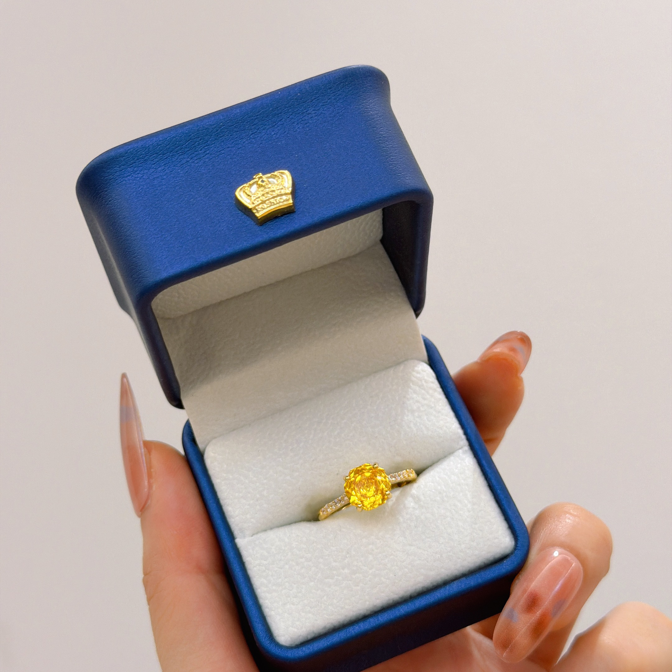 铜合金锆石戒指 轻奢百搭小众设计感女款戒指14