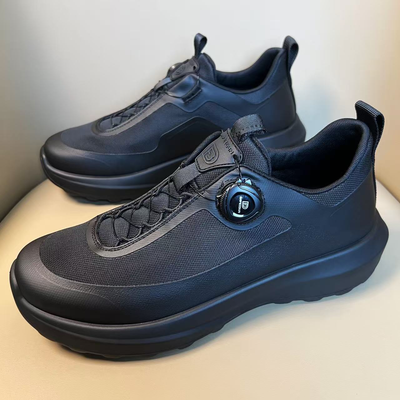 广州手工男鞋秋冬加绒防滑耐磨男鞋高帮棉鞋保暖9018