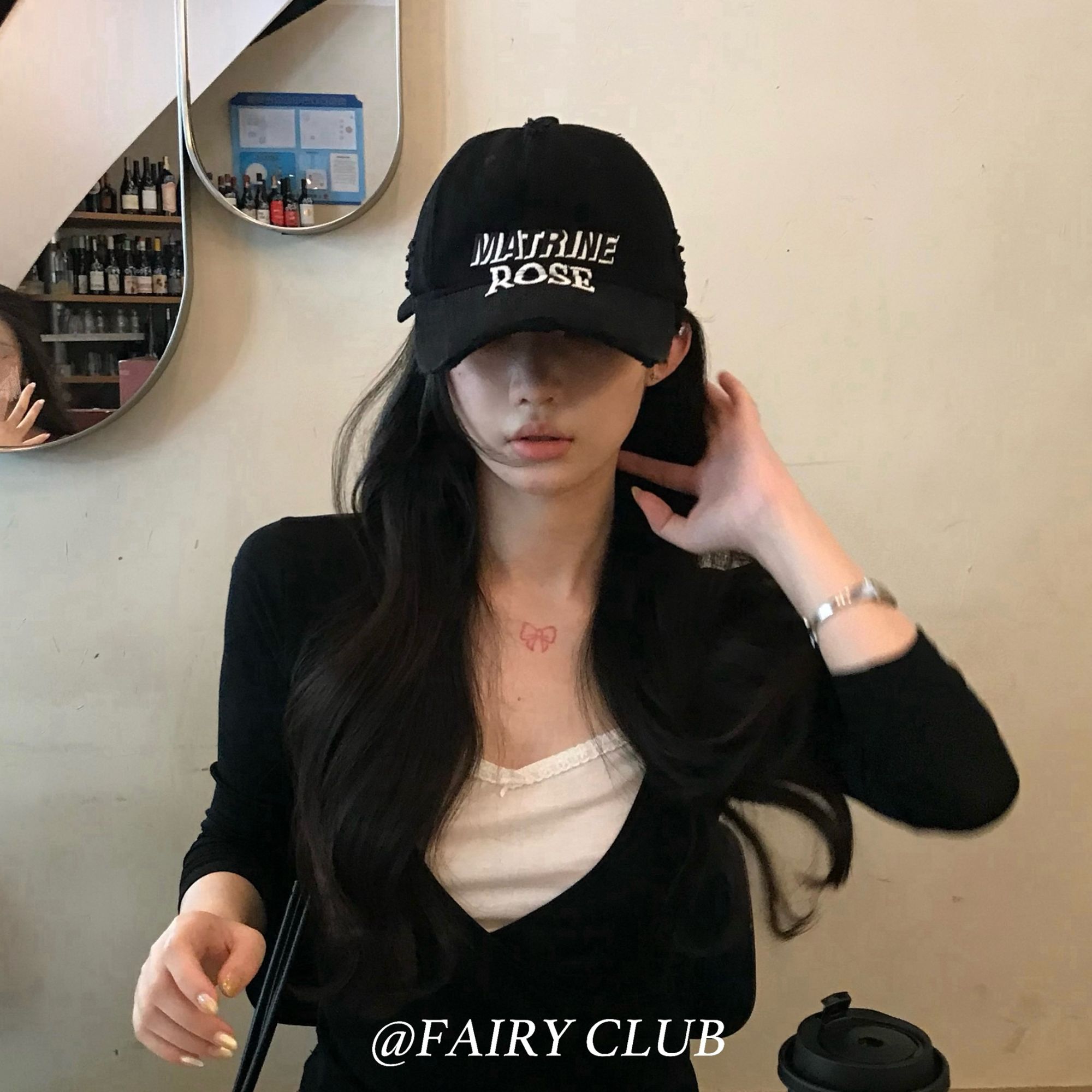 韩版小众复古字母刺绣棒球帽女显脸小日常百搭休闲软顶鸭舌帽帽子