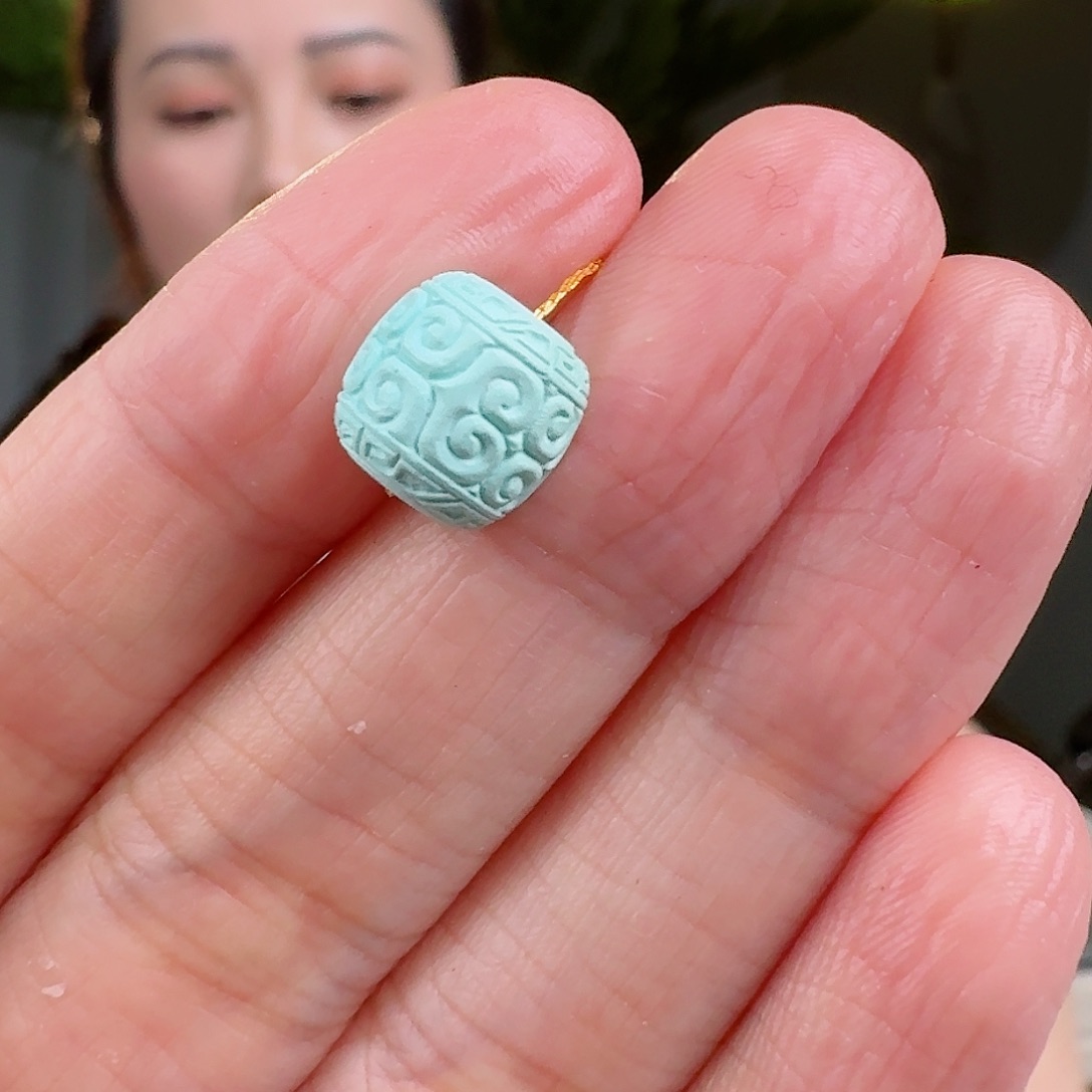 绿松石珠宝奇石未镶嵌