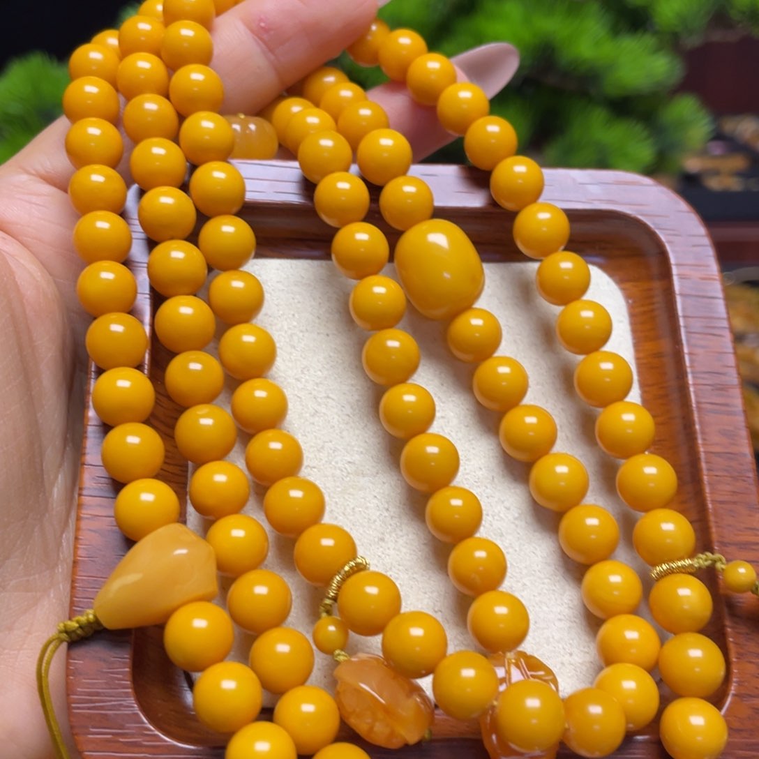 蜜蜡手链未镶嵌手串