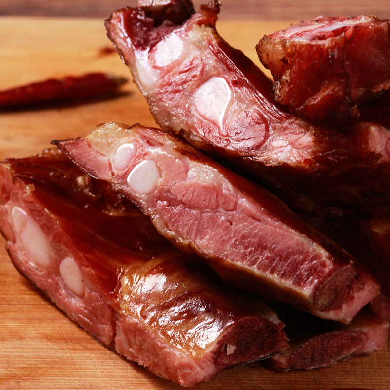 【大美纯德】柴火烟熏腊排骨咸香腊排