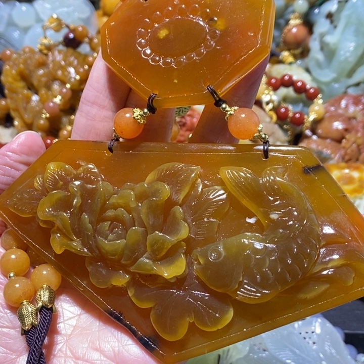 岫玉岫玉吊坠未镶嵌