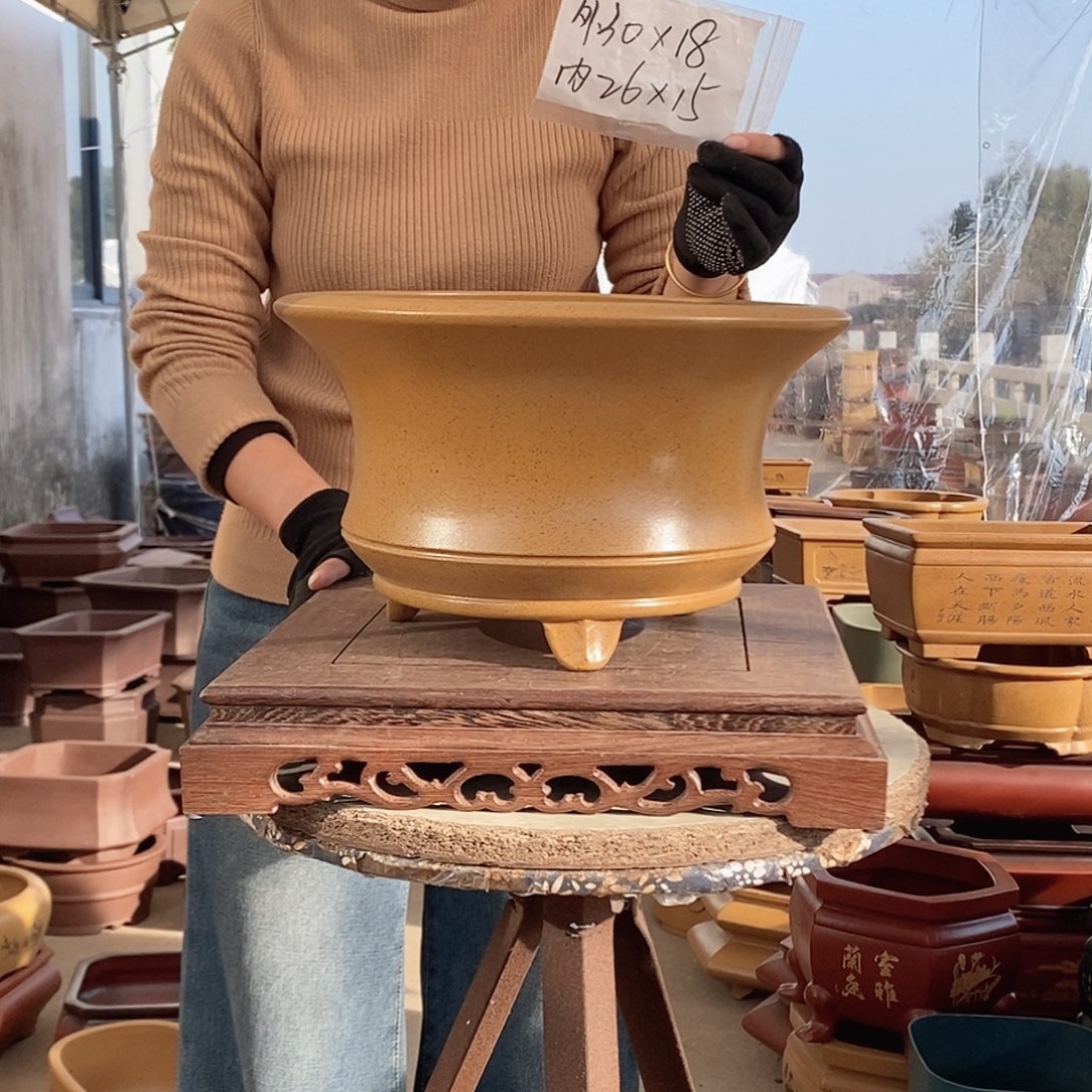 紫砂花盆紫砂花盆