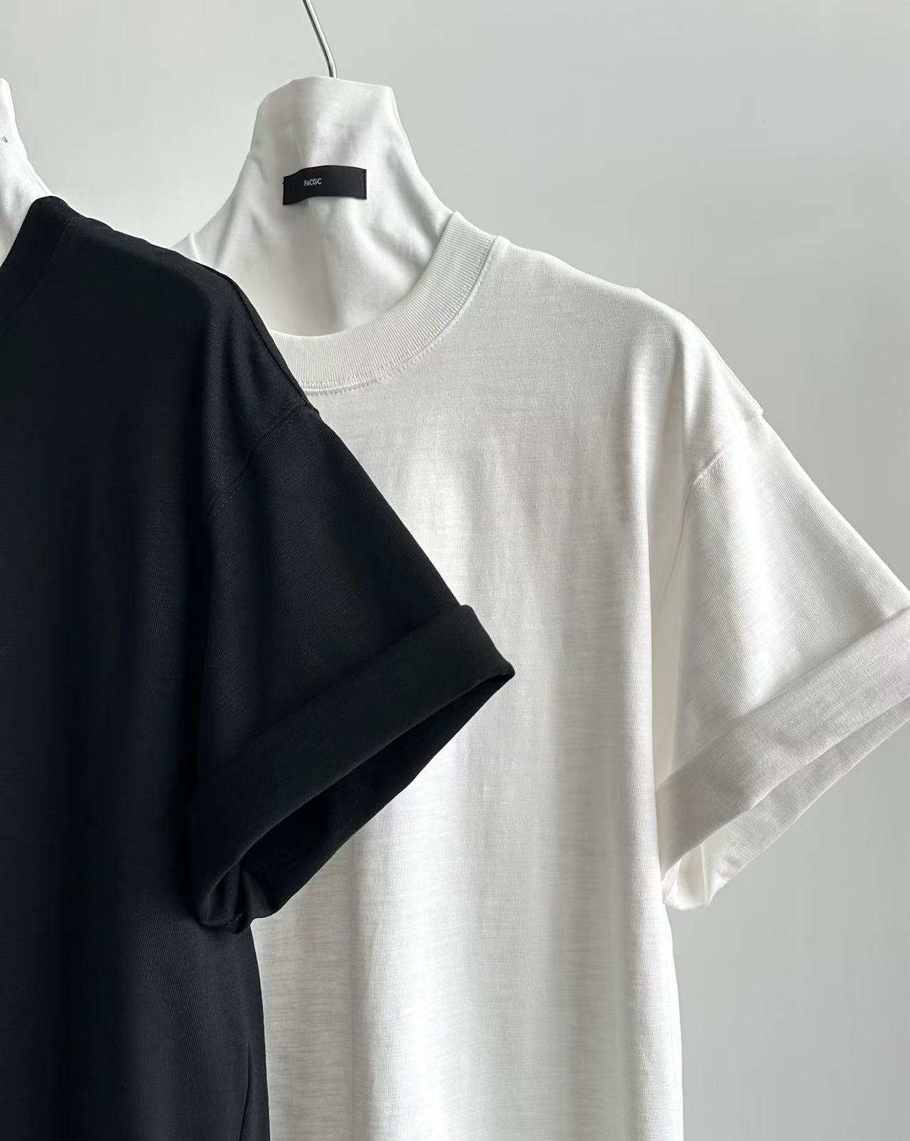 320-克十字高定奢潮-炒色水洗五金烫钻重磅潮牌T恤男女同款