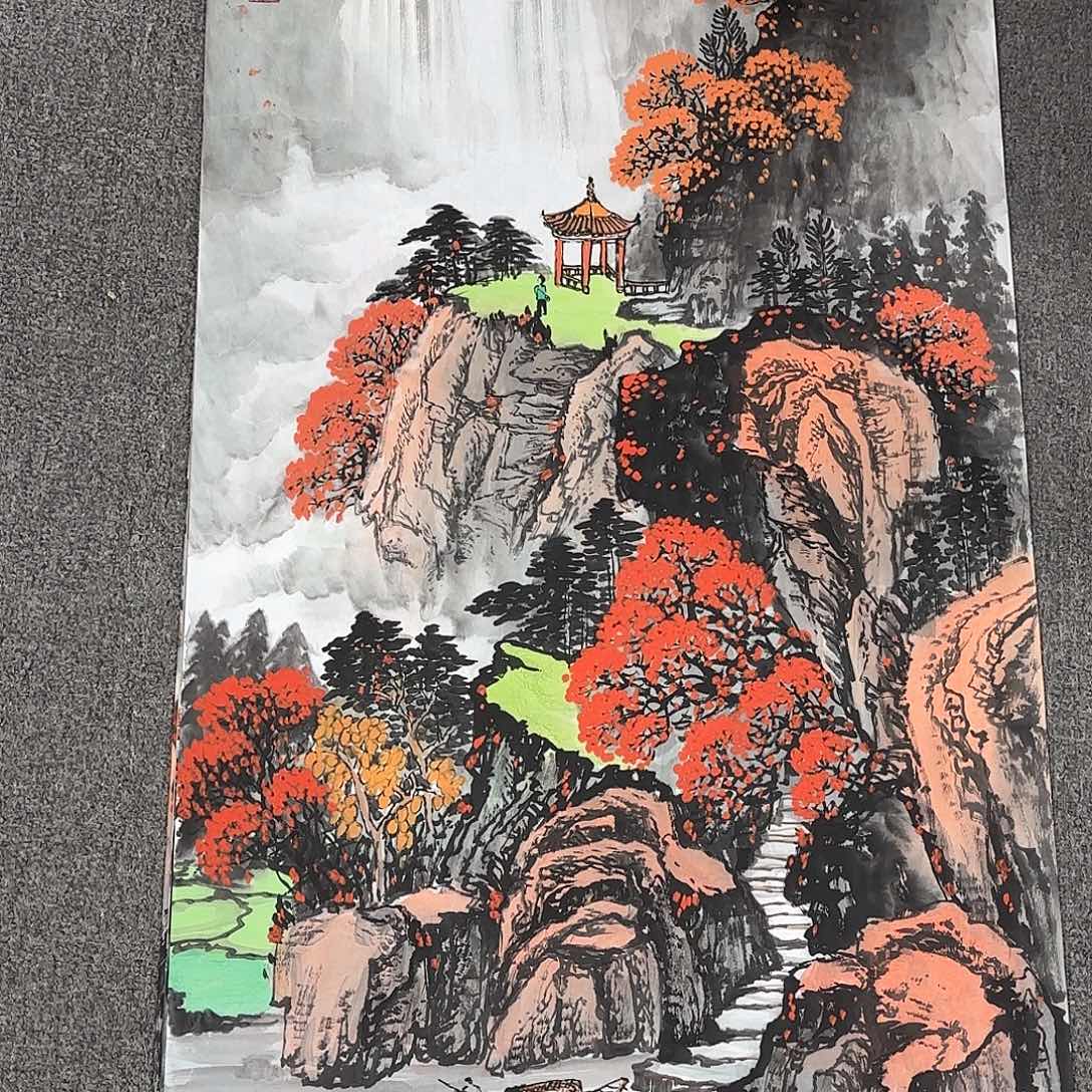 国画国画作品多次入选