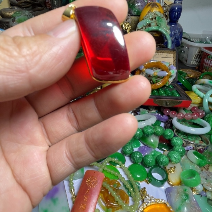 老***袁滴血莲花菩提吊坠