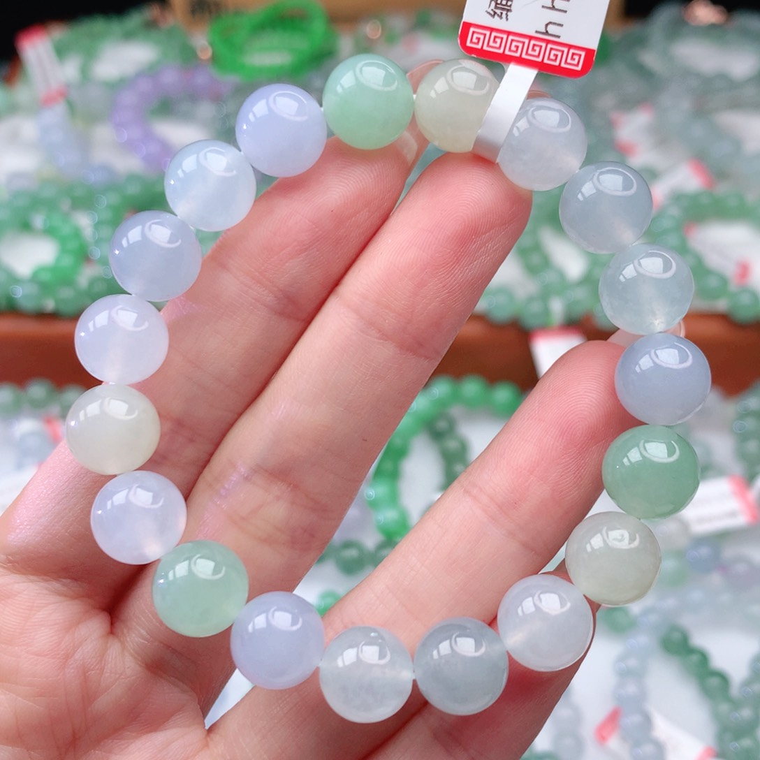 翡翠手链未镶嵌翡翠10mm