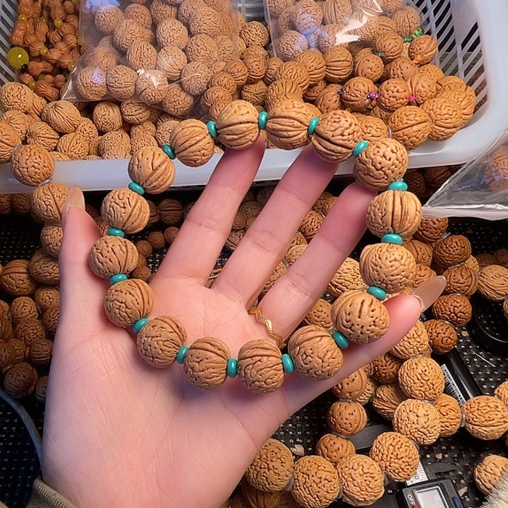 手串桃核桃核散籽和桃核手串