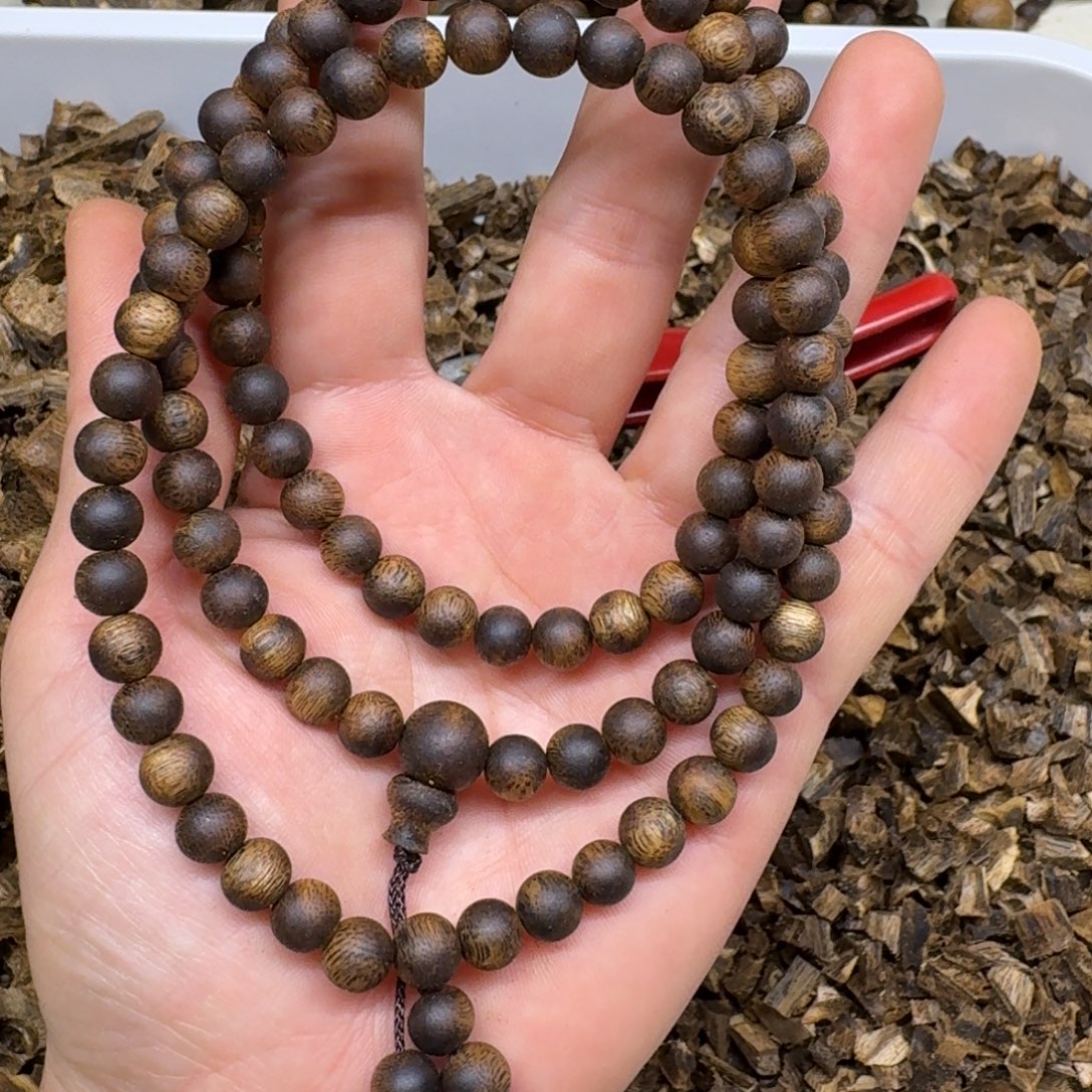 沉香沉香碎屑奇楠沉香蓝宝石0.6珠14.5克