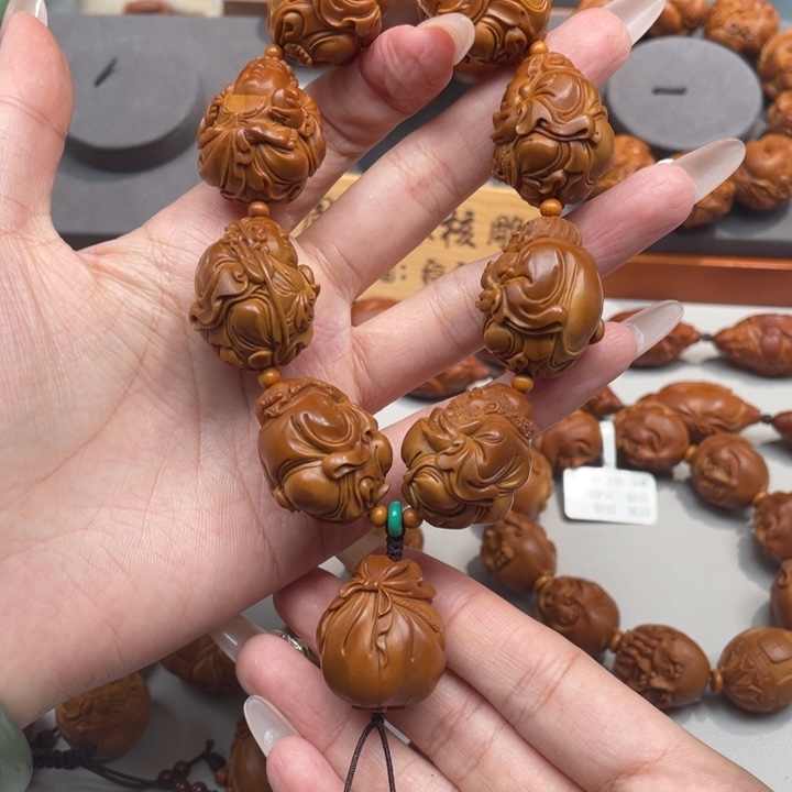 G***w手串/手链橄榄核群仙汇