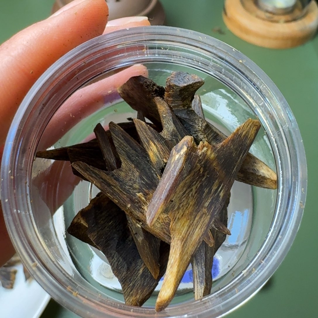 沉香手把件海南老白棋沉水高端老块料10克