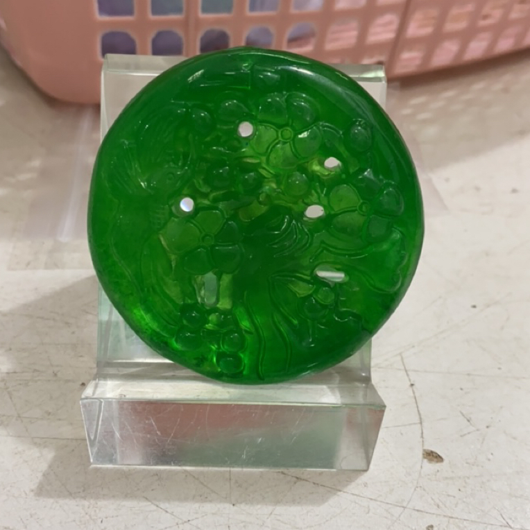 195  招财树吊坠牌