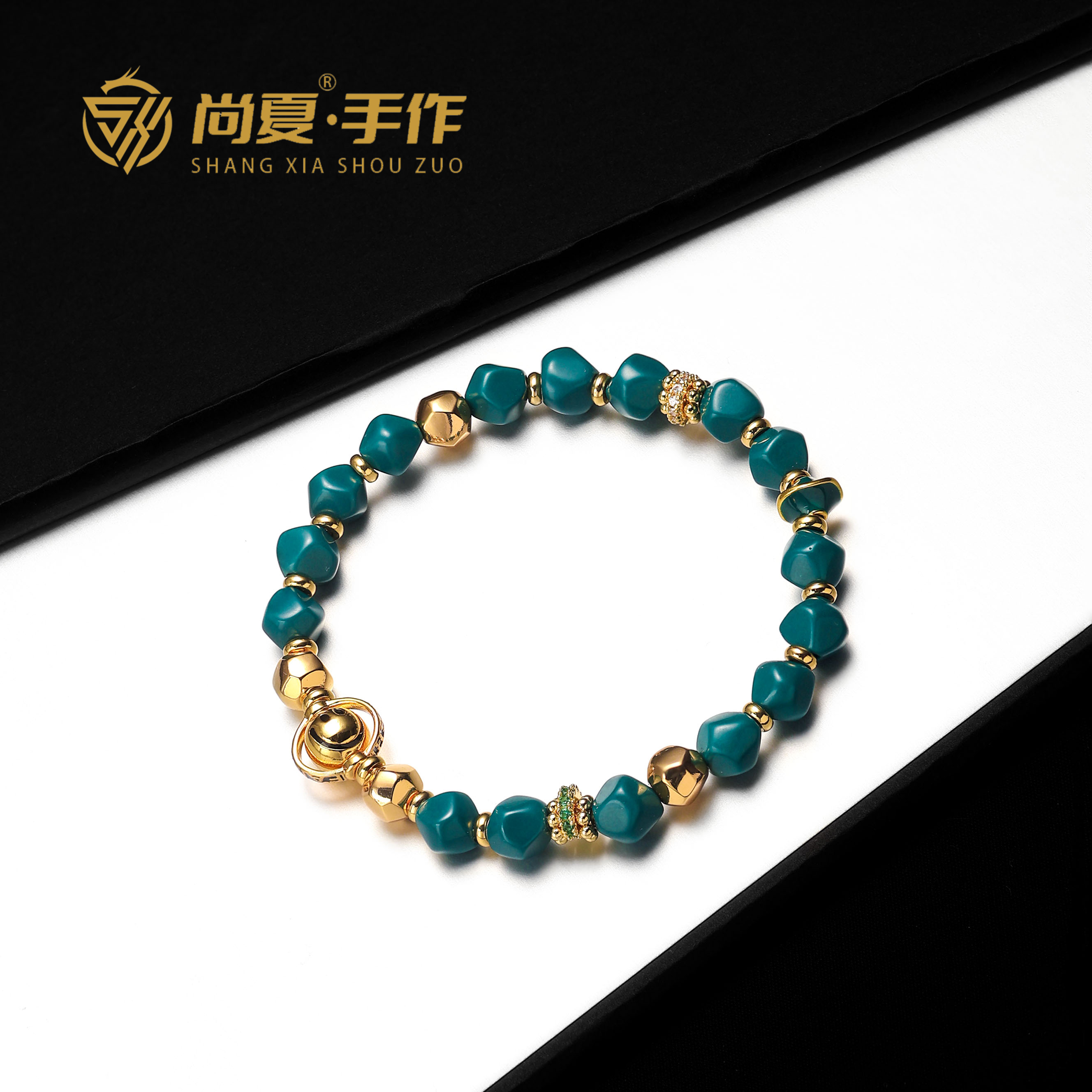 尚夏【自在·常乐】8MM琉璃无相手串精工百搭