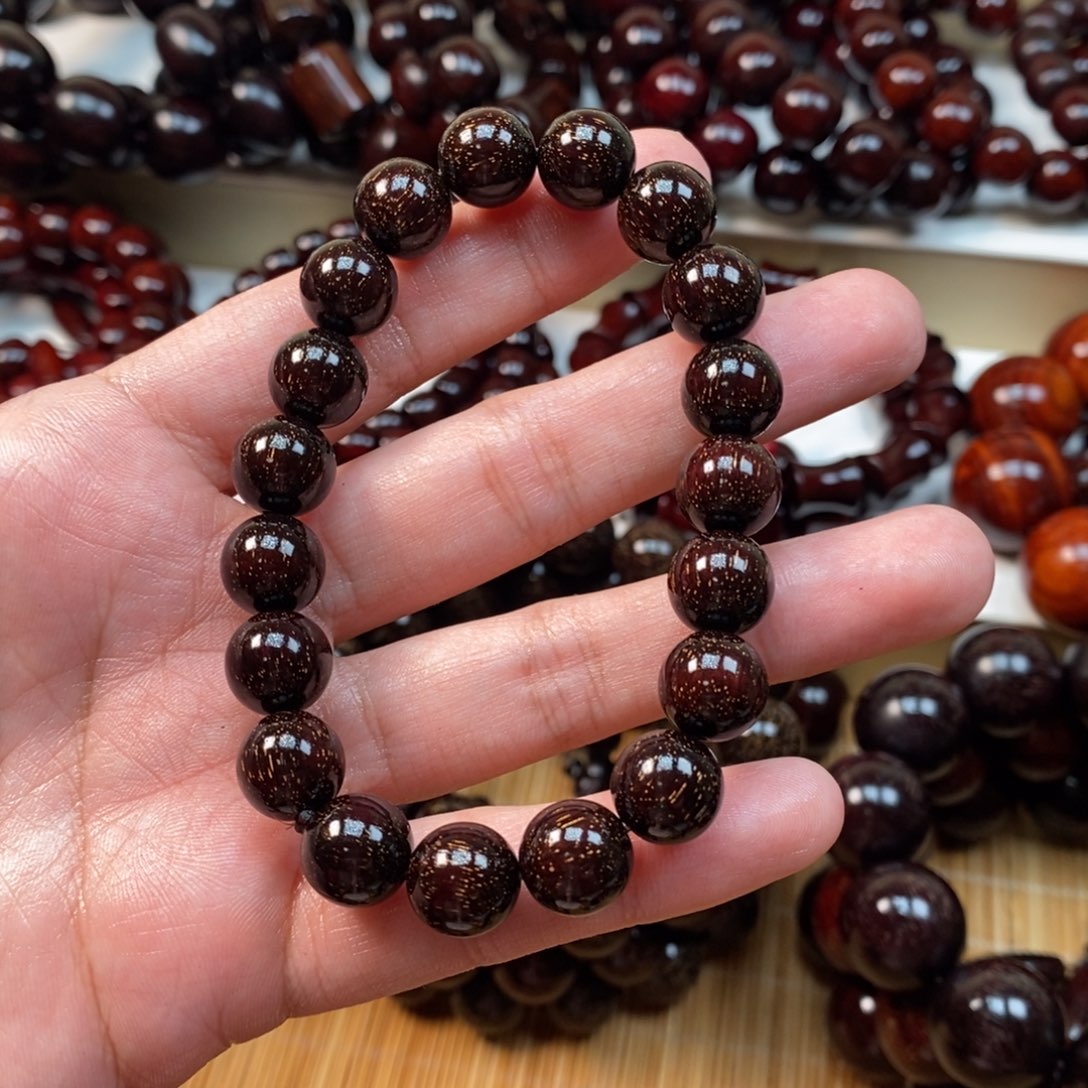 檀香紫檀（小叶紫檀）1.0满星单圈