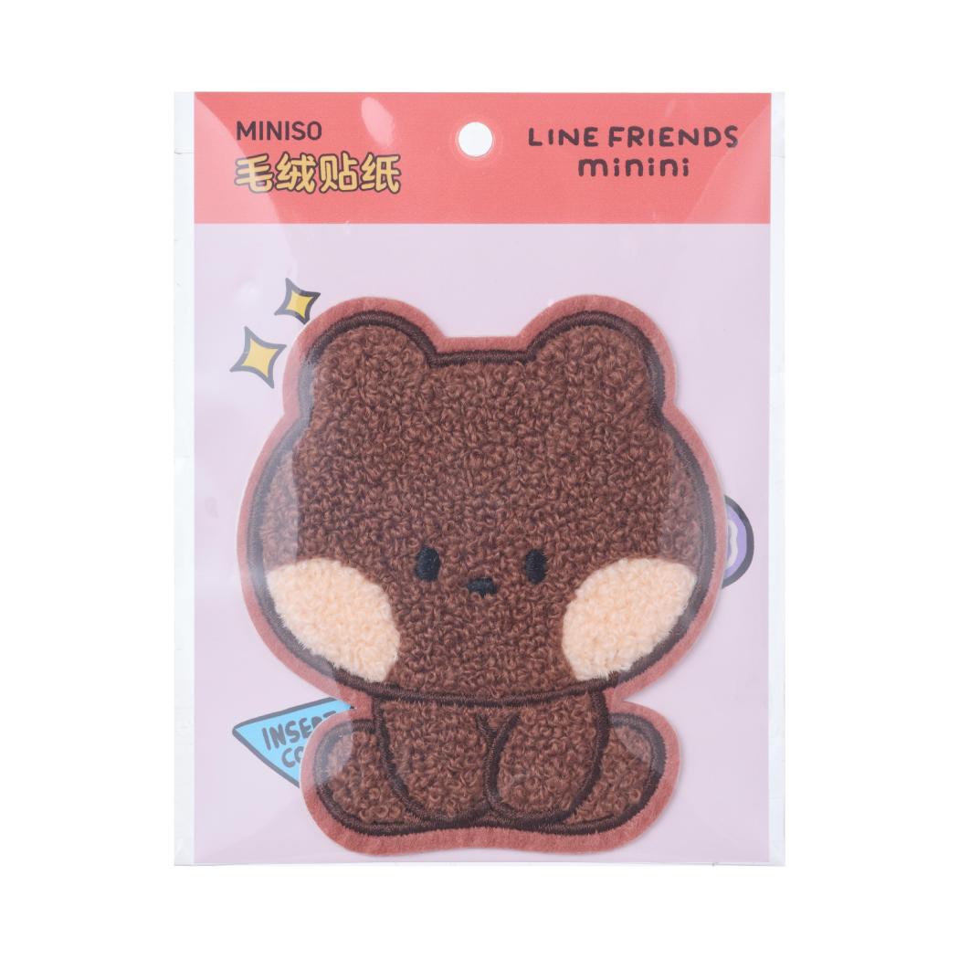 minini系列动物刺绣毛绒贴纸(bnini)